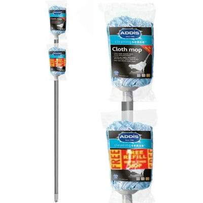 Addis Cloth Mop & Added Value Free Refill - Refills
