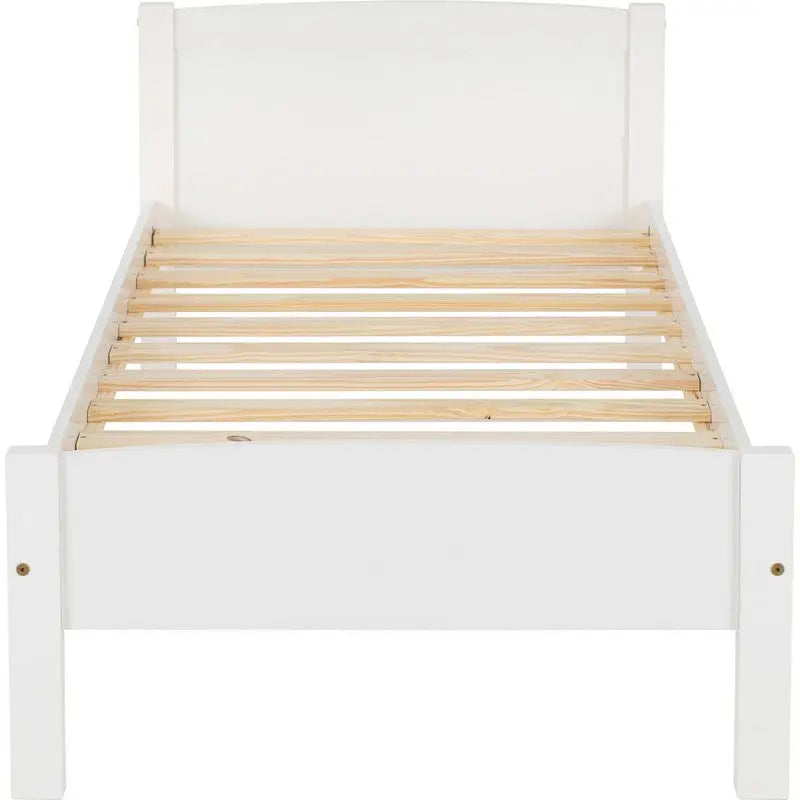 Amber Wooden Bed Frame - White & Grey Available - 3ft