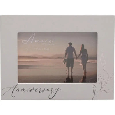 Amore Grey Anniversary Photo Frame 4 x 6 - Photo Frame