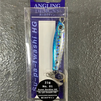 Angling Designs Su-Pa-I Washi Hg Super Sardine No.1 21G Blue