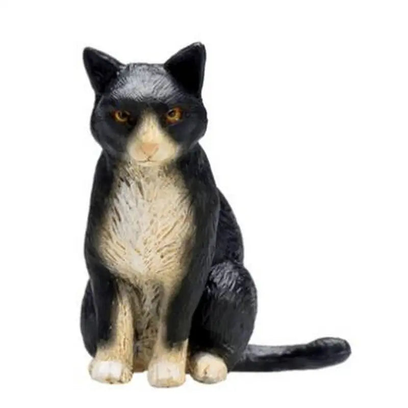 Animal Planet Pet Animals - Cat Sitting Black & White - Toys