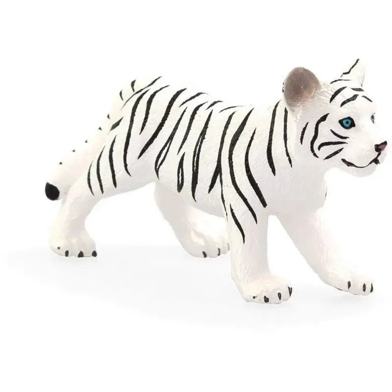 Animal Planet Wild Animals - White Tiger Cub Standing - Toys