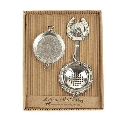 At Home In The Country - Horse & Horseshoe Tea Strainer Set