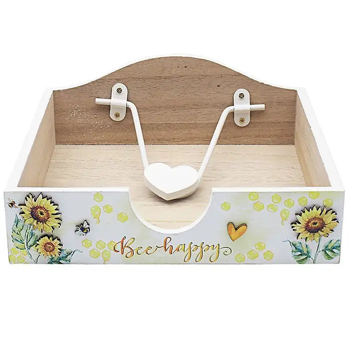 Bee Happy Collection - Egg Cabinet / Napkin Holder - Napkin