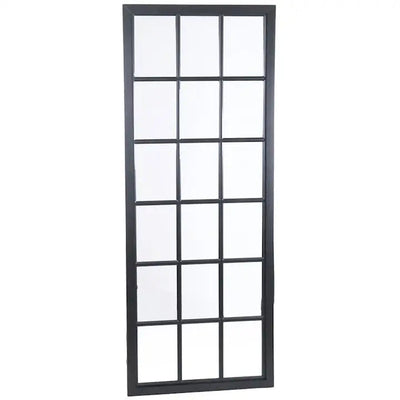 Black Tall Panel Mirror 70 x 180cm - Mirrors