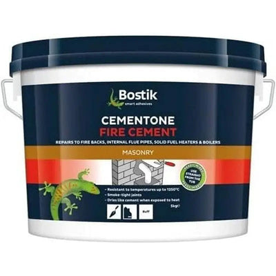 Bostik Fire Cement - Buff - 500g / 1kg Available - 500g -