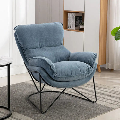Bray Accent Chair - Washed Denim - Occasional Chairs