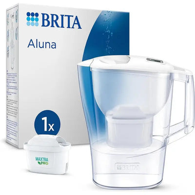 Brita Aluna Water Filter Jug Inc 1 Cartridge - 2.4 Litres