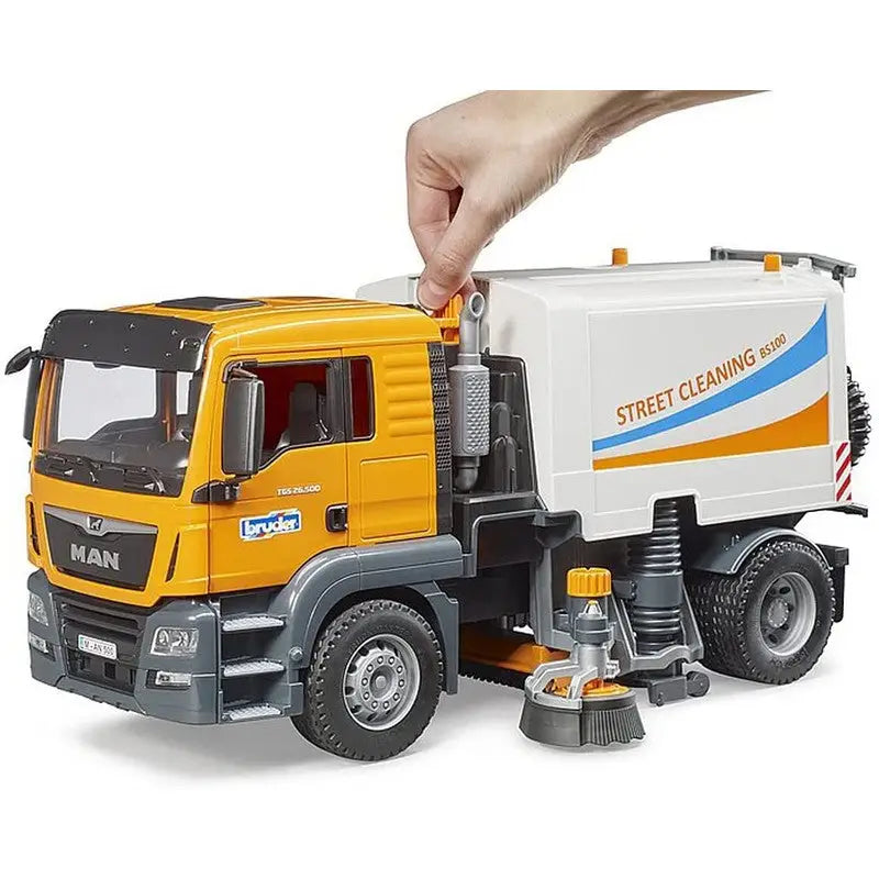 Bruder Man Tgs Street Sweeper (3780) 1:16 Scale - Toys