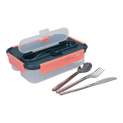 Built Complete Lunch Set With Cutlery - 1050ml - Tropical -