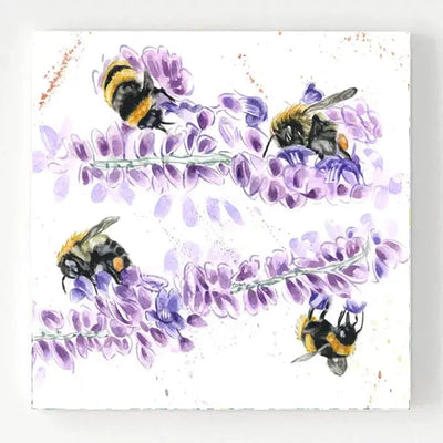 Ceramic Trivet Pack (2) - Study In Bee