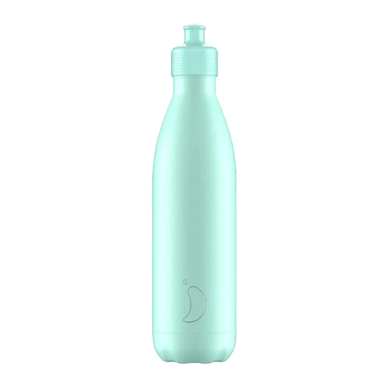 Chilly’s 750ml Sports Bottle - Matte Blue OR Pastel Green