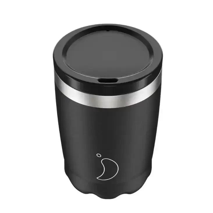 Chilly’s 340ml Coffee Cup - Matte Green OR Monochrome
