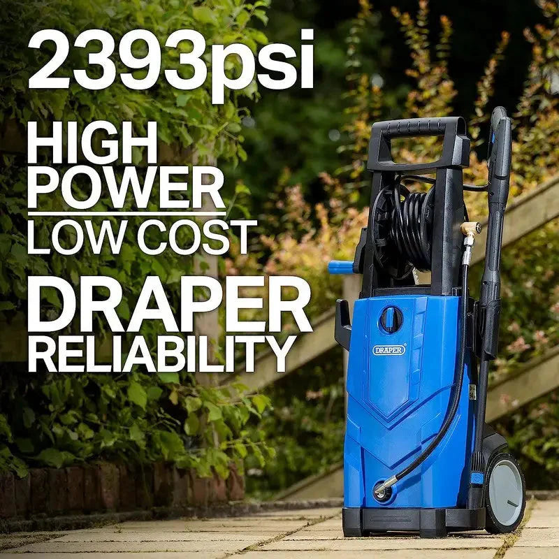 Draper Electric Pressure Power Washer 2200W 165 Bar