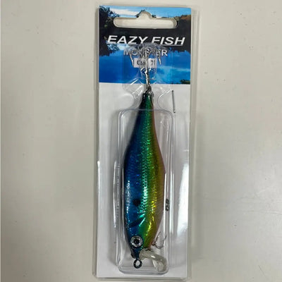 Eazy Fish Monster Col: 7 Green Killer Double Tri Fishing