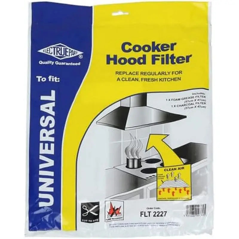 Electruepart Universal Foam Cooker Hood Filter FLT901740 -