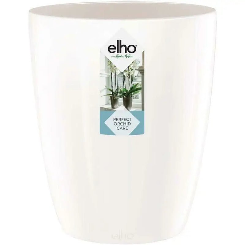 Elho Brussels Diamond Orchid High Flower Pot White - 10.7 X