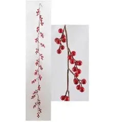 Enchante Red Berry Garland 1.5m - Christmas