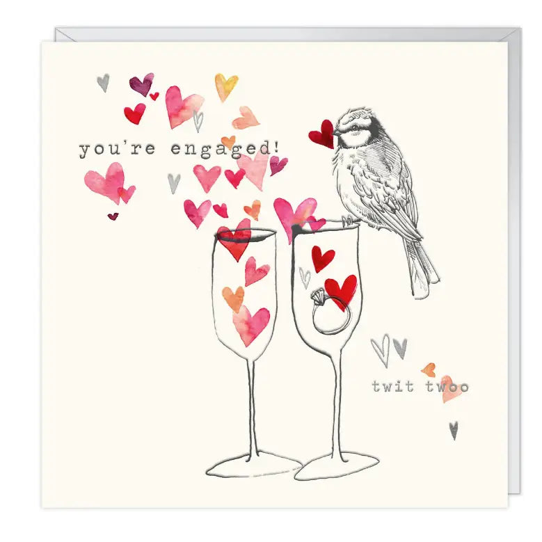 Engagement Card Twit Twoo - Cards