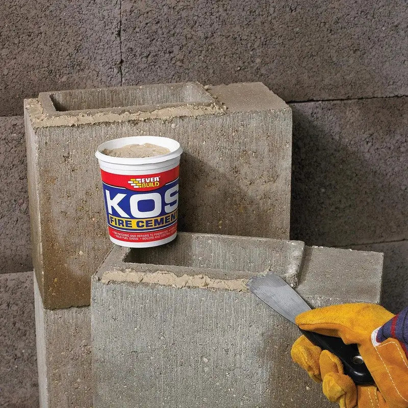 Ever Build KOS Fire Cement - 1kg Black - Fireside
