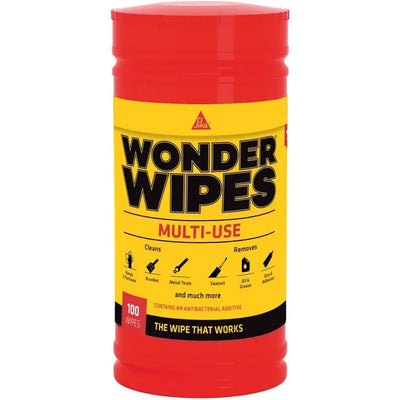 EverBuild Multi-Use Wonder Wipes - 100 Wipes - DIY Tools &