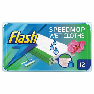Flash Speedmop Wet Cloths Refill 24pk - Wild Orchid Floor