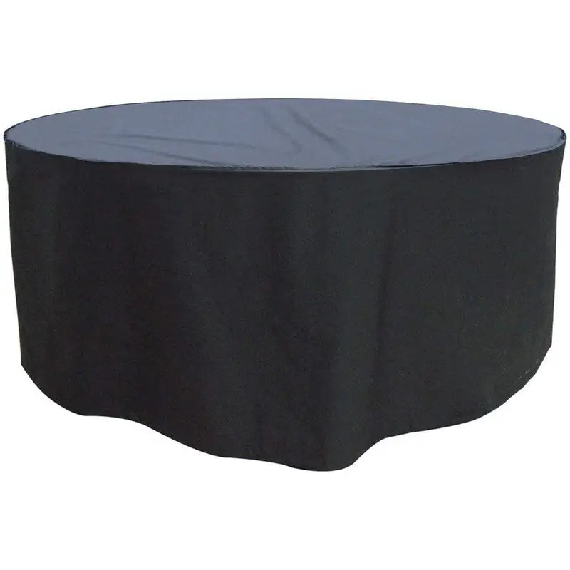 Garland Round Furniture Set Cover Black - 6 - 8 Seater -