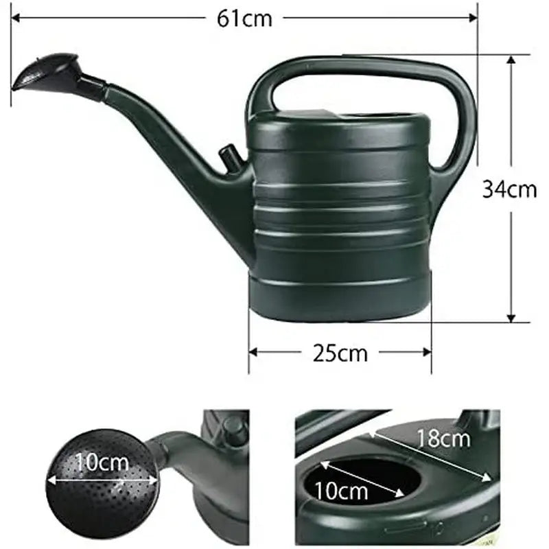 Garland Value Watering Can Green - 10 Litre - Watering Cans