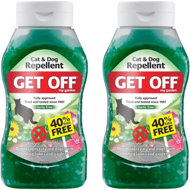 Get Off My Garden Cat & Dog Repellent 460g+40% - Twin Pack -