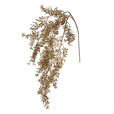 Gold Willow Hanging Spray - Seasonal & Holiday Decorations