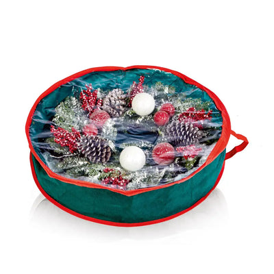 Green Wreath Storage Bag 65x16cm - Seasonal & Holiday