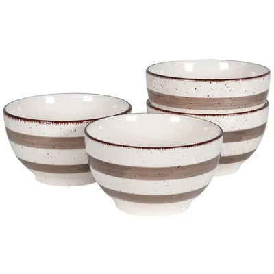 Hand Painted Stripe Bowl (1 SENT) - Kitchenware