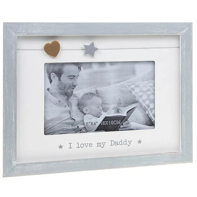 Heart Strings I Love My Daddy Photo Frame 6x4 - Giftware