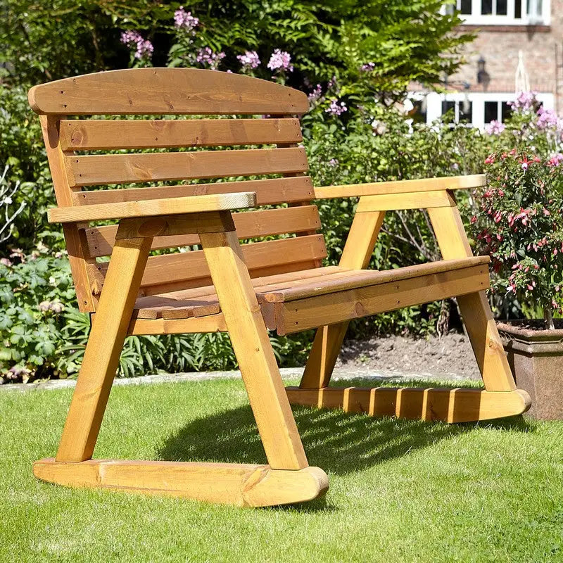 Hetton Rocking Chair Bench - 4 Foot (123 x 85 x 96cm) -