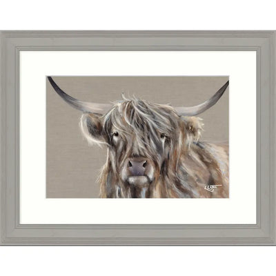 Highland Cow - Stornaway Mini Picture 35 x 45cm Artwork