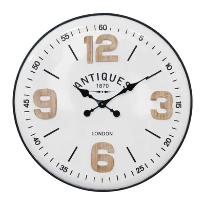 Hometime Wall Clock Large Quarter Numbers 61.5cm - Wall