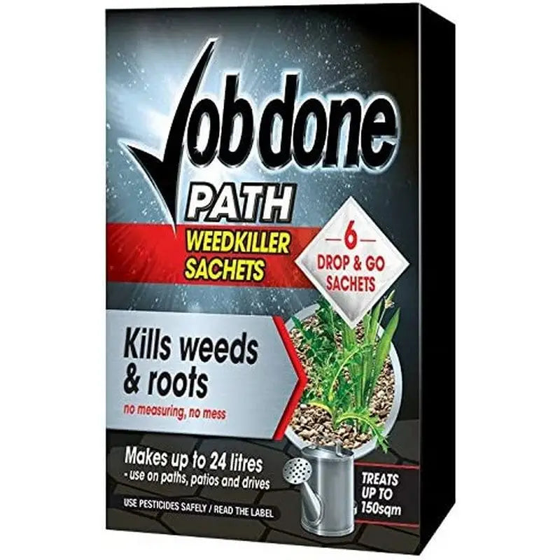 Job Done Path Weedkiller 6 Sachet Drop And Go - Covers