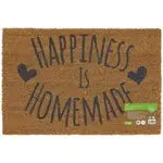 JVL Coir Happiness Is Homemade Outside Door Mat - 40 x 60cm