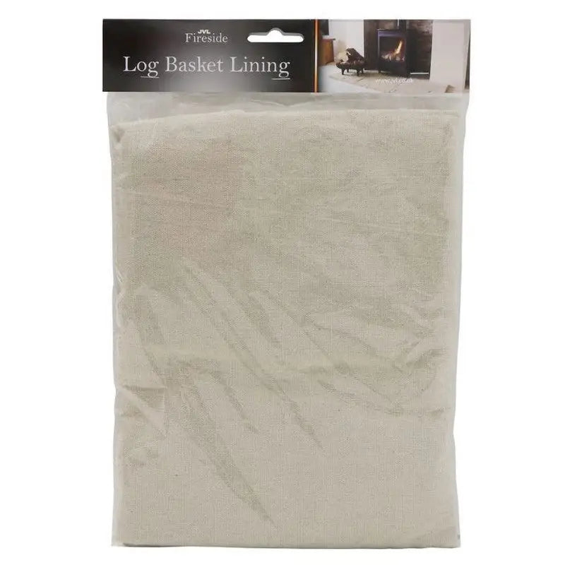 Jvl Large Cotton Log Basket Liner Natural Stewart and Gibson Ltd