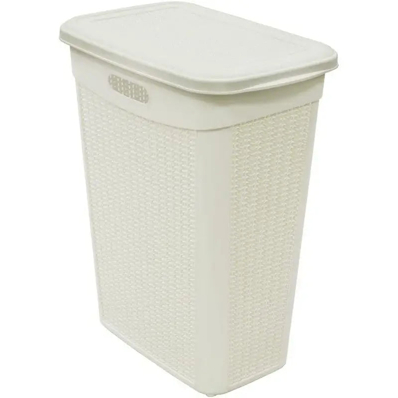 JVL Loop 50L Rectangle Laundry Basket With Lid (Various