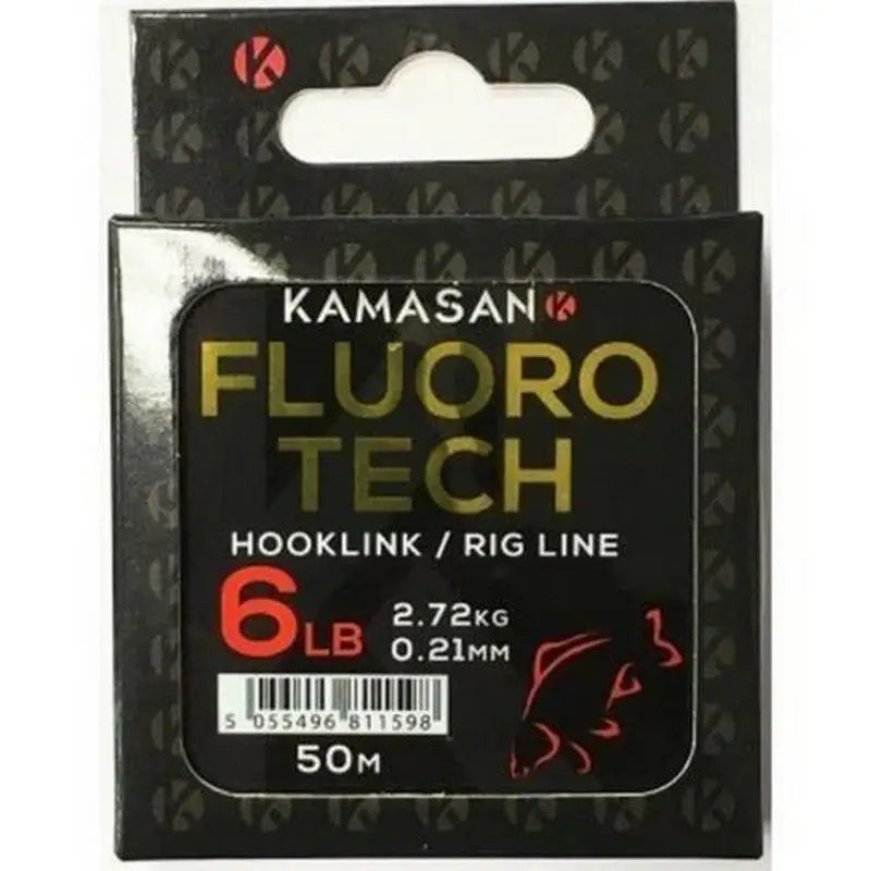 Kamasan Fluoro Tech 50m Hookline / Rig Line - 5LB / 6LB /