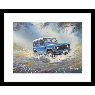 Land Rover - Water Baby Picture 54 x 44cm Artwork