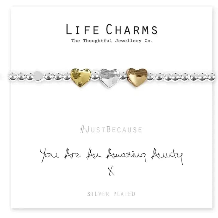 Life Charm Bracelets For Family Members - Aunty - Bracelets