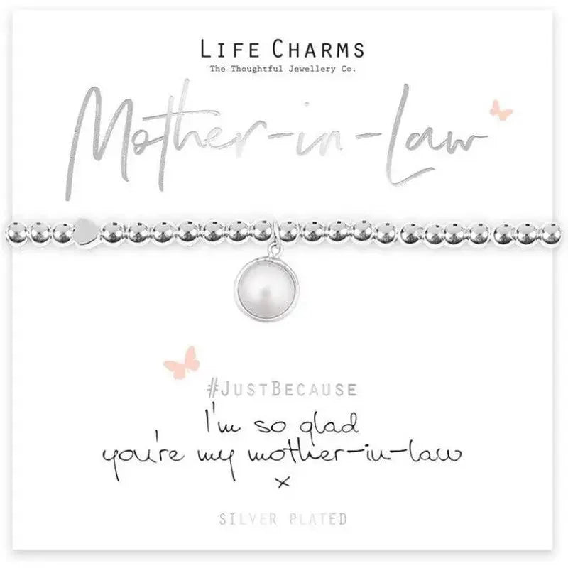 Life Charm Bracelets For Family Members - I’m So Glad You’re
