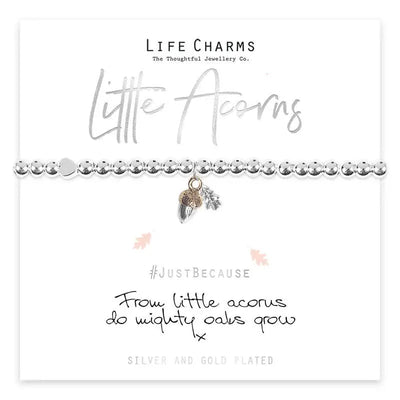Life Charm Little Acorns Bracelet - Bracelets
