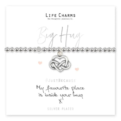 Life Charm My Favourite Place Is Inside Your Hug Bracelet -