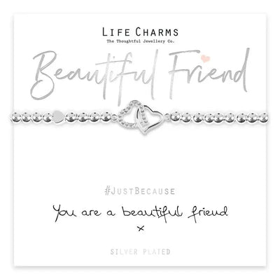 Life Charm You Are A Beautiful Friend Bracelet - Bracelets
