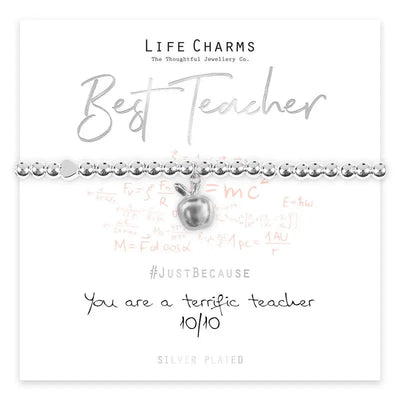 Life Charm You Are a Terrific Teacher Bracelet - Bracelets
