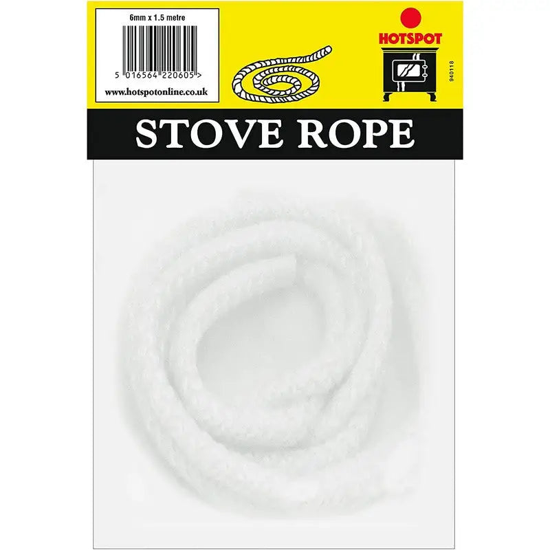 Manor Stove Rope - 6mm / 9mm / 12mm - 6mm - Fireside