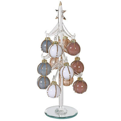 Multi Glass Bauble Tree - Seasonal & Holiday Decorations